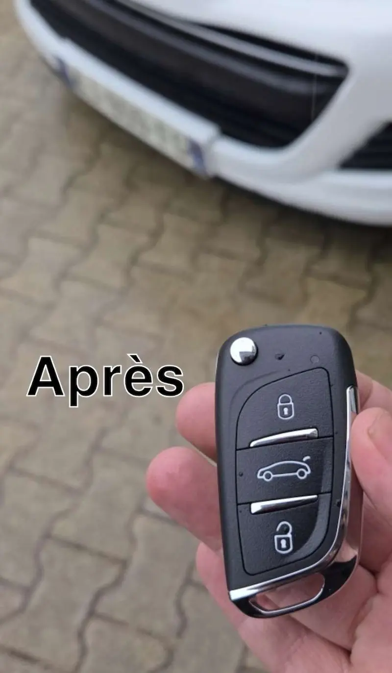 Double clé Mercedes E-Key01